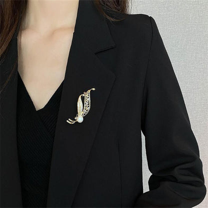 Fashion Jewelry Leaf Brooch - Image 7