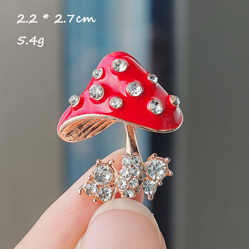Mushroom Brooch in various colors image 5