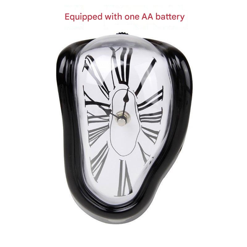 creative distorted clock corner placement