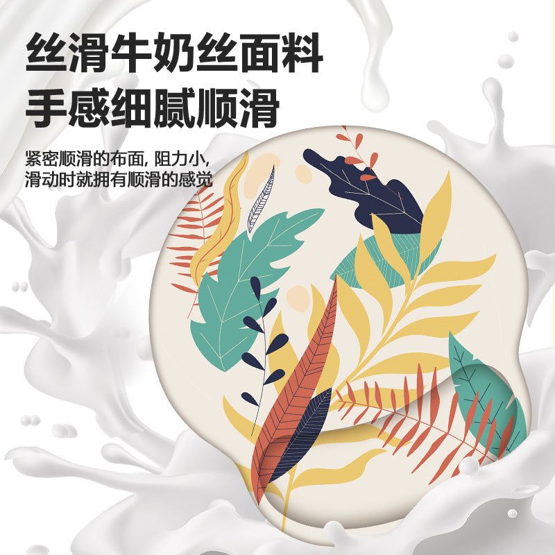 Custom Memory Foam Wrist Support Mouse Pad & Keyboard Rest for Ergonomic Comfort - Vibrant Designs
