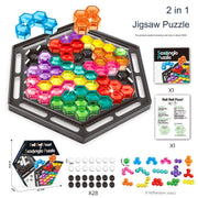 Hexagonal puzzle + chess combination (Pack of 1)