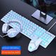 White Ice Blue Light Punk Edition + Gaming Mouse + Gaming Headset (Pack of 5)