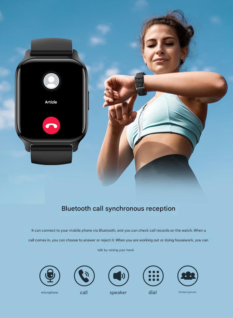 Y3 smartwatch in blue color image 7