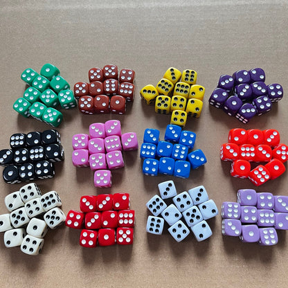 solid color dice