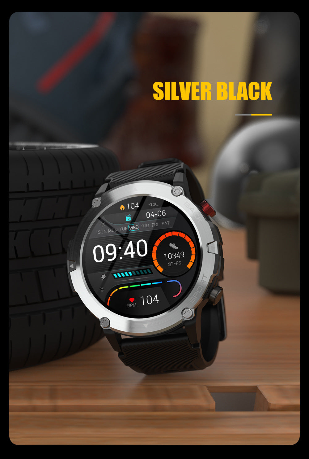 C21 Smartwatch Back View