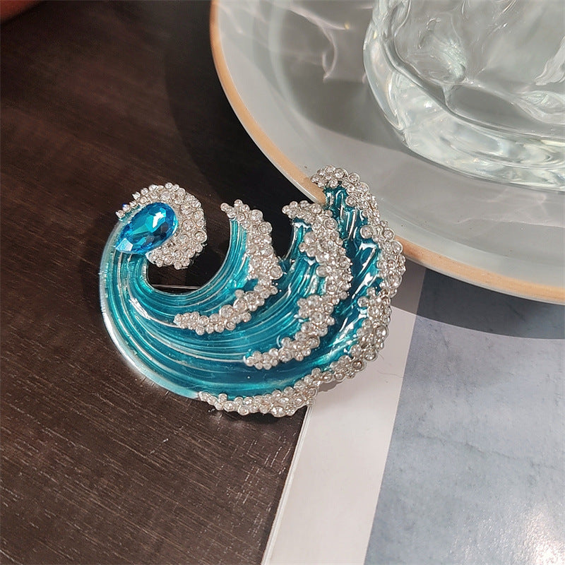 Chic Brooch on blazer