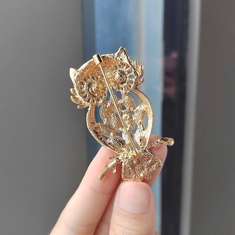 Chic Owl Brooch gift for special occasions