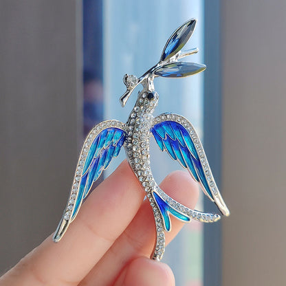 Blue Swallow Brooch Image 2