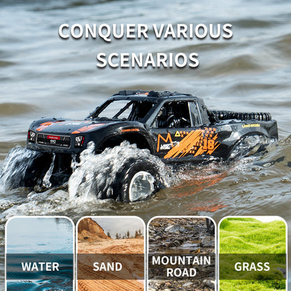 remote control car in action