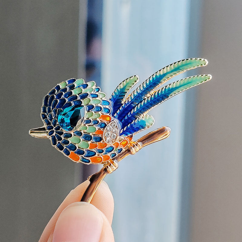 stylish bird adornment for jackets image 4