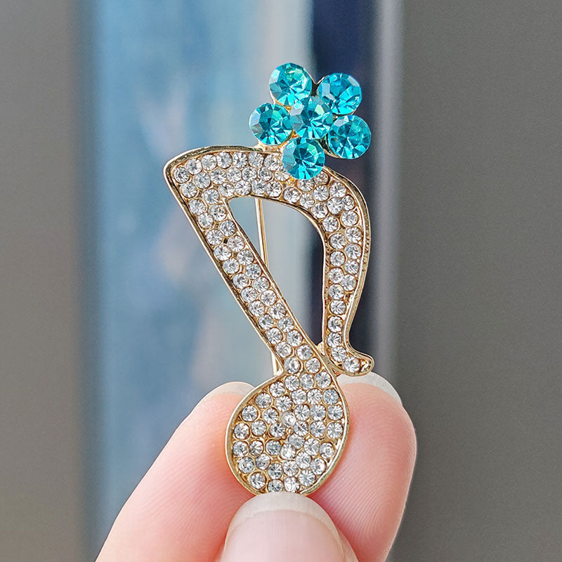 Creative Musical Note Brooch Image 10