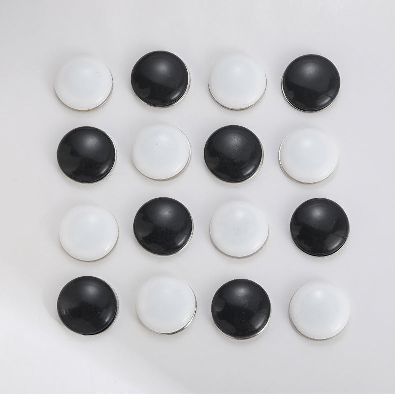 Magnetic curtain weight hanging on curtain