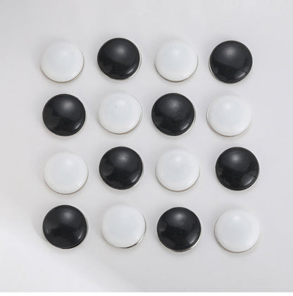 Magnetic curtain weight hanging on curtain