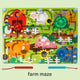 Farm Themed Maze (Pack of 1)