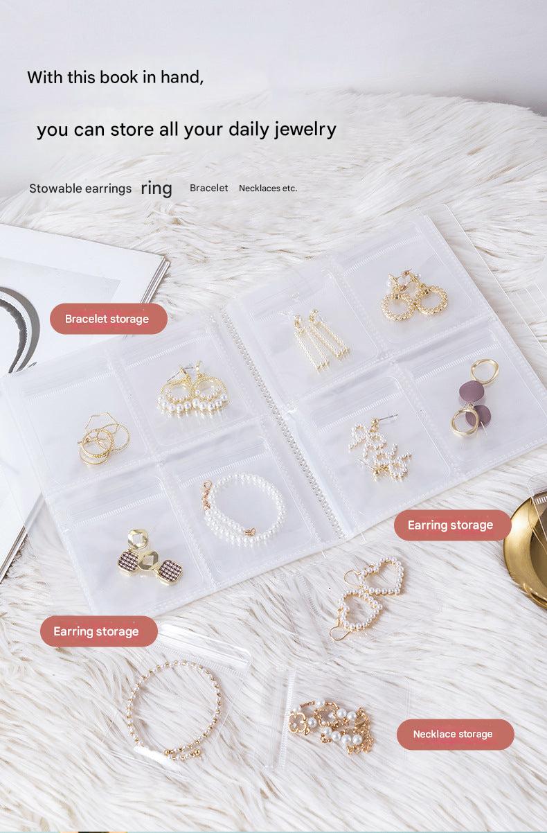 Necklace storage with pouches