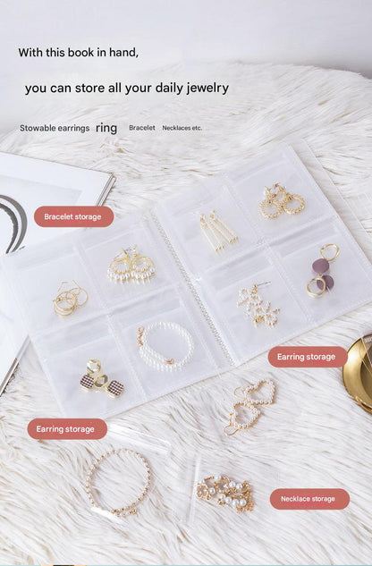 Necklace storage with pouches