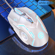 White colorful light-6D button sound version (Pack of 2)