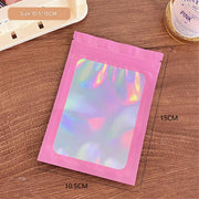 Iridescent Pink Self-Sealing Bag (Pack of 5)