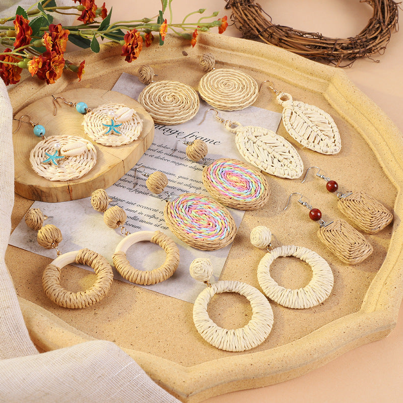 Lightweight beach earrings in unique designs