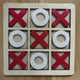 Red and White Tic-Tac-Toe Board (Pack of 1)