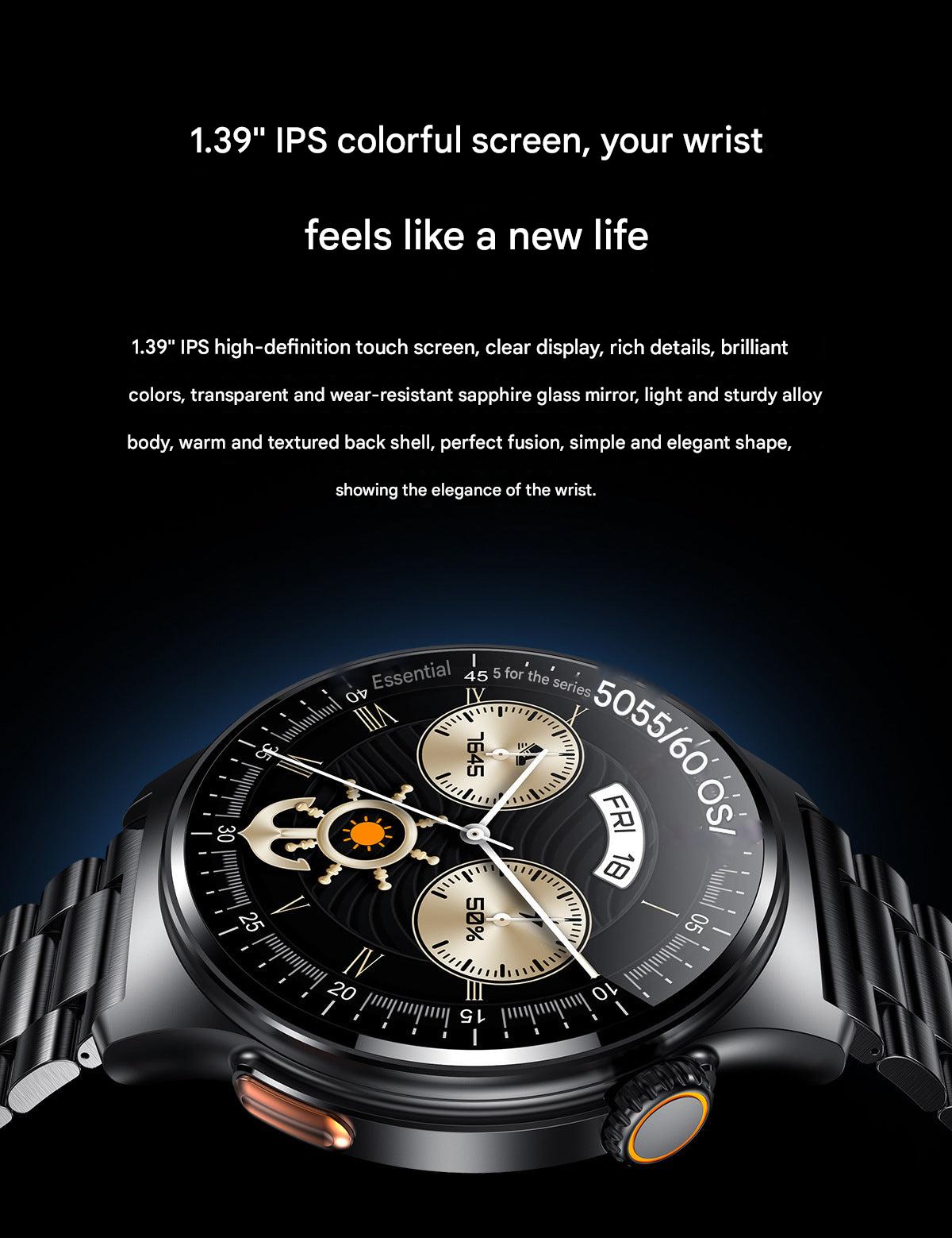 QW49 Smartwatch hands-on with user interface