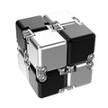 DIY Infinite Magic Cube - Black and Silver (Pack of 1)