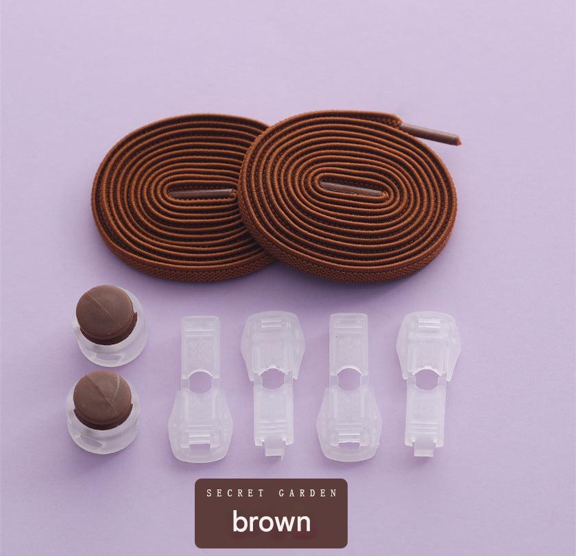 No-tie spring shoelaces for kids in vibrant colors