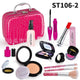 Luxury Pink Leather Bag 13-Piece Set with Hot Stamping Gift Box