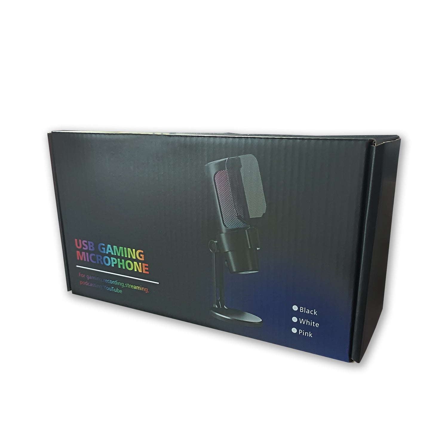 USB Live Streaming Microphone with Colorful Lights image 2