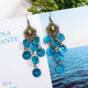 13 - Sea Shell Tassel (Ocean Blue)