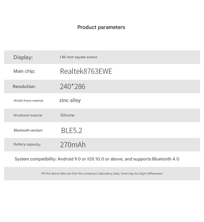 Y3 smartwatch product packaging image 9