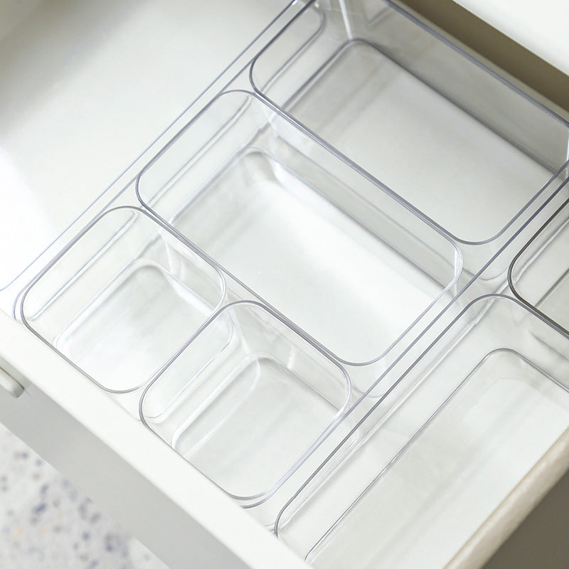 clear plastic desk organizer