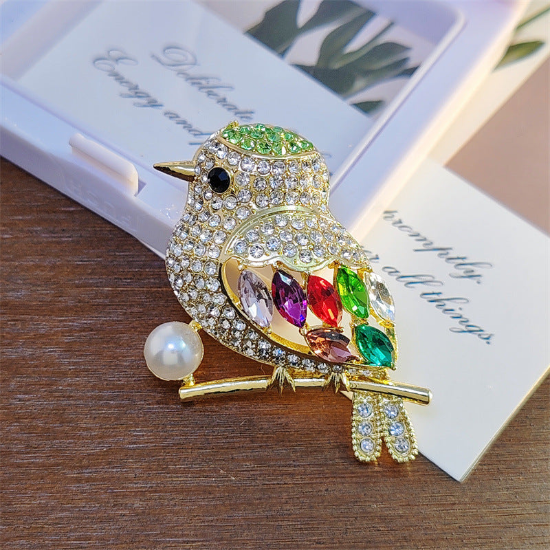 Cute Bird Badge Pin Image 2