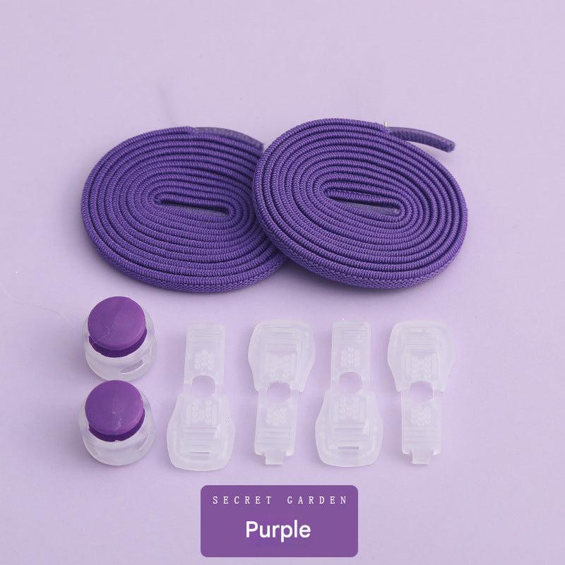 Easy slip-on elastic lace clips for kids
