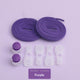 Purple shoelaces