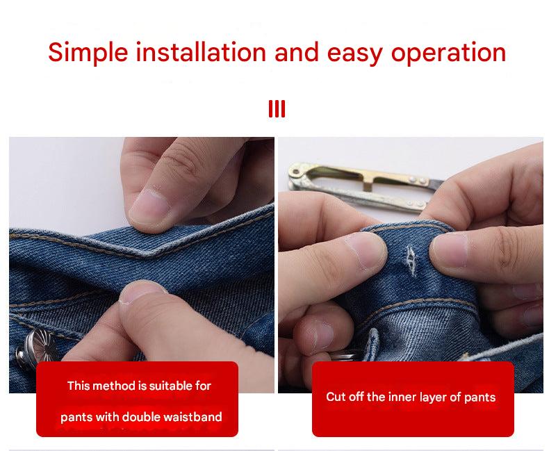 Nylon webbing adjustable belt for jeans