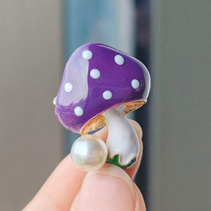 Trendy Alloy Mushroom Brooch image 7
