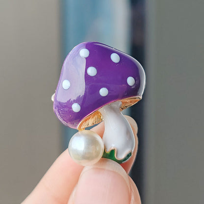 Trendy Alloy Mushroom Brooch image 7