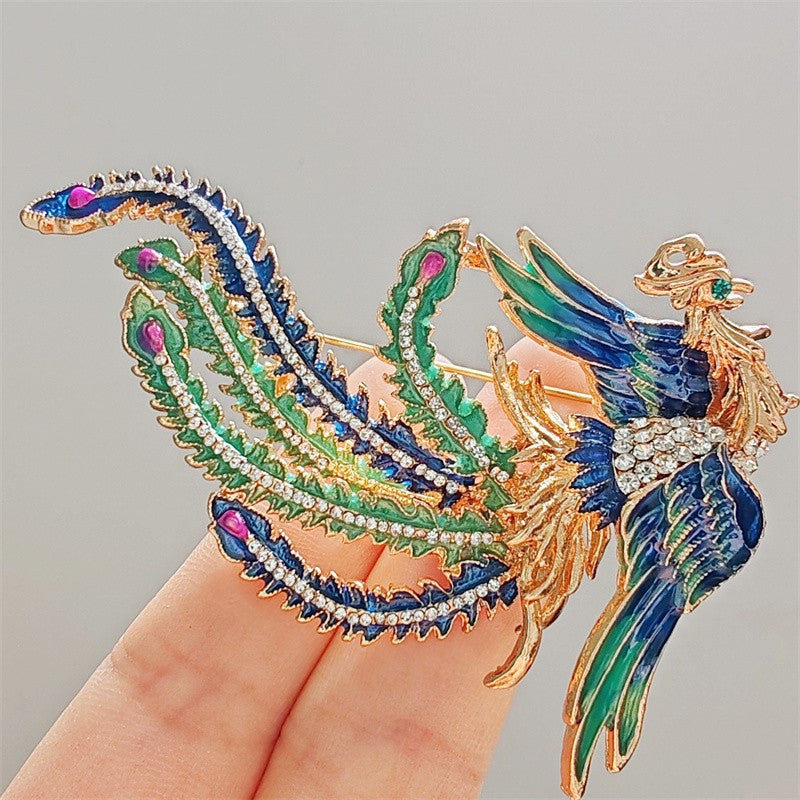 Durable alloy phoenix pin image 6