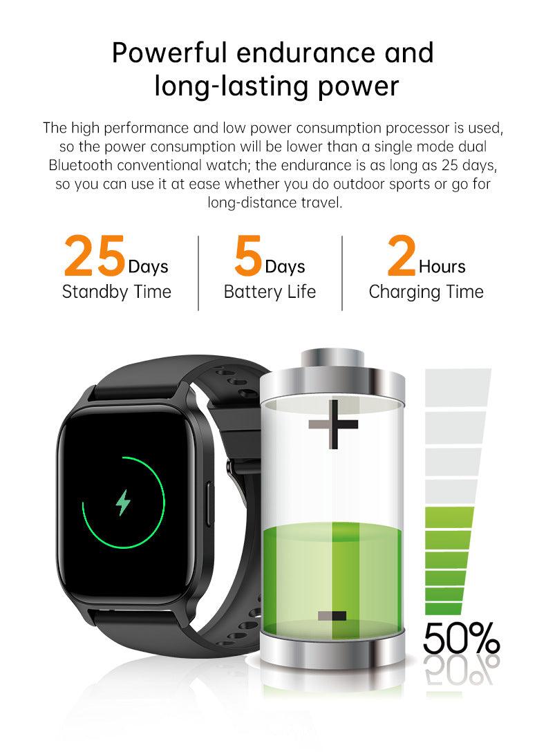 Y3 smartwatch displaying heart rate monitor image 2