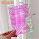 Iridescent Clear Pink Resealable Bag (Pack of 5)