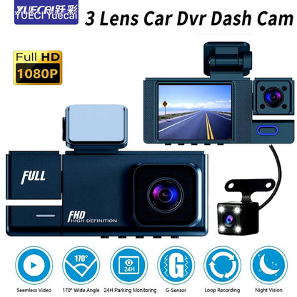 Triple Lens Dash Cam Interior View