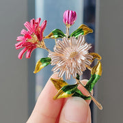 XZ0257-5 Three Daisies Pink