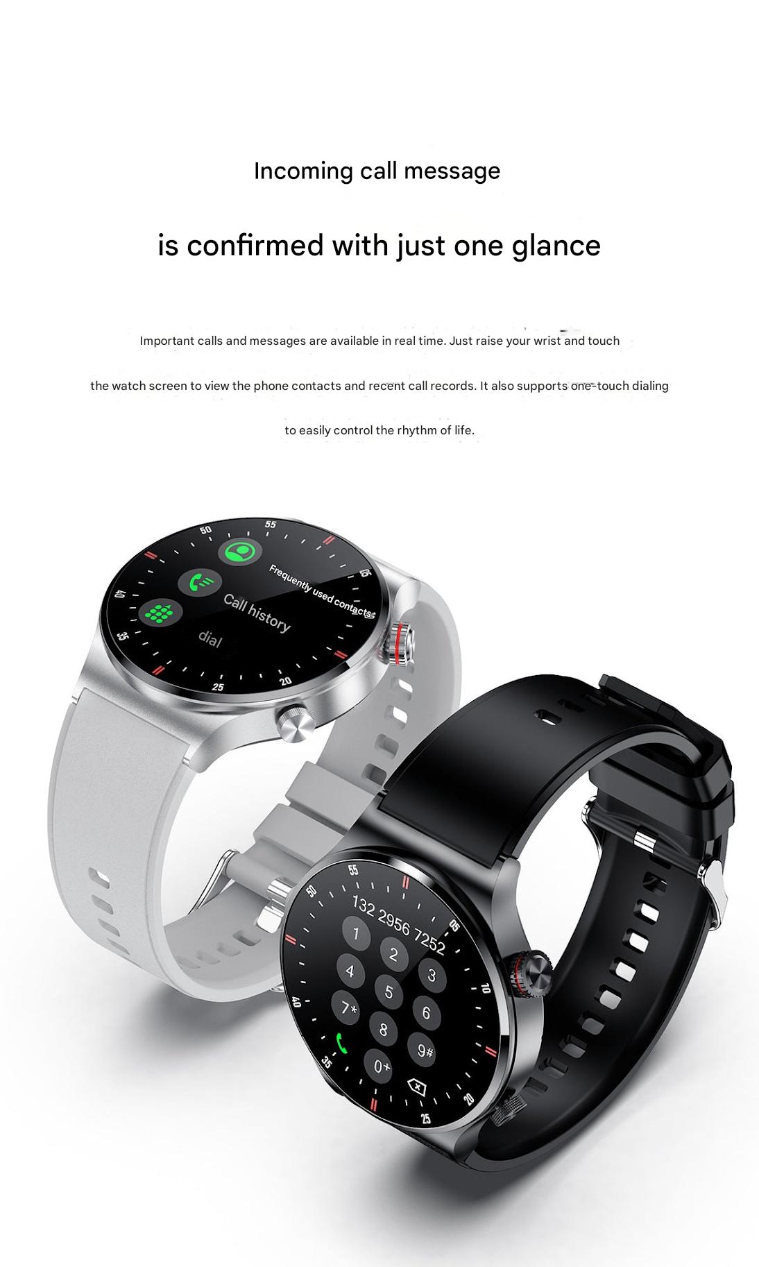 QW33 Smartwatch with Charging Setup
