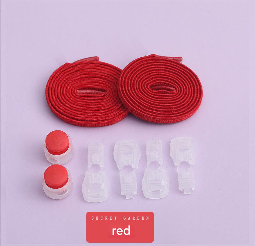 No-tie spring shoelaces for kids in vibrant colors