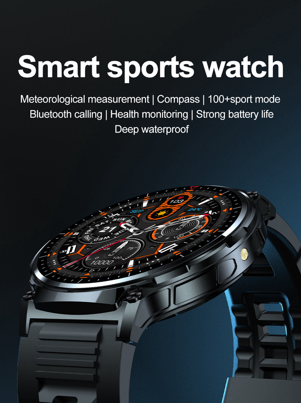 Round dial fitness tracker with IPS display - image 7