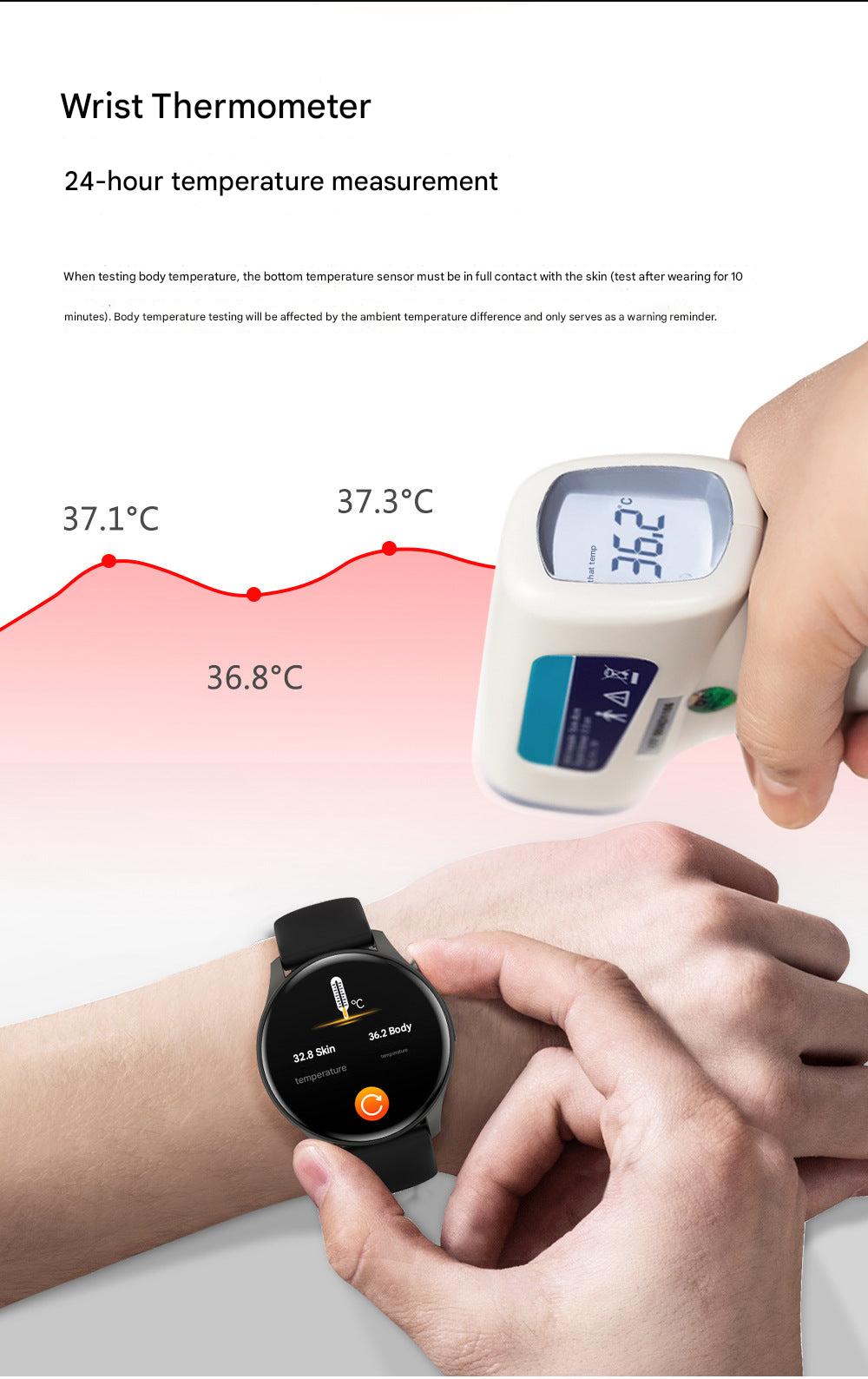 ZW60 Smartwatch in Black Color