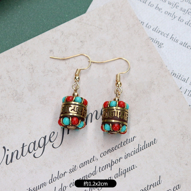 Bohemian style earrings image 2