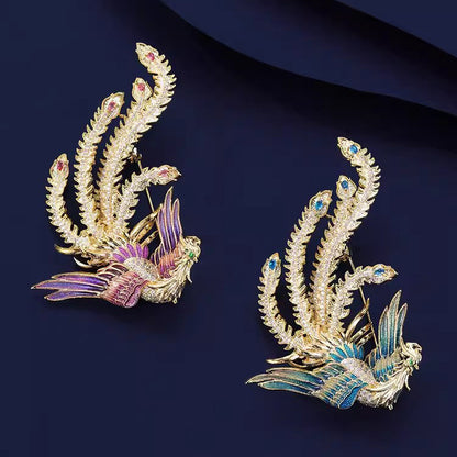 Durable alloy phoenix pin image 6
