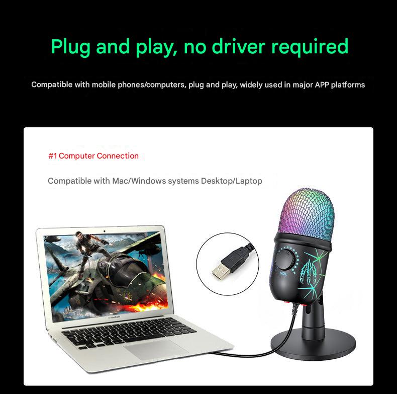 V5 RGB microphone side view